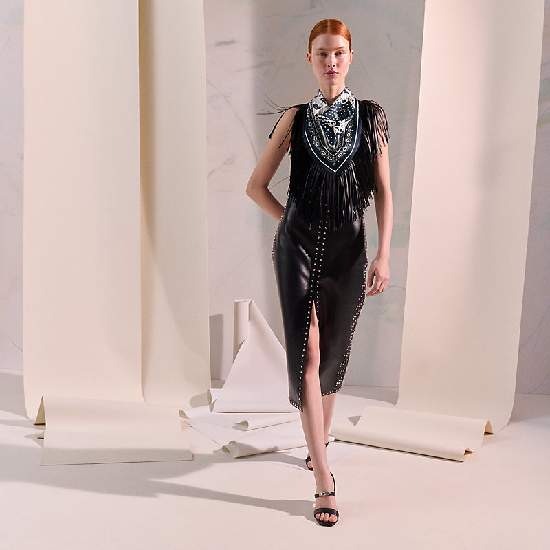 エルメス カレ70 ブリッド・ドゥ・ガラ・バンダナ フリル Hermes
